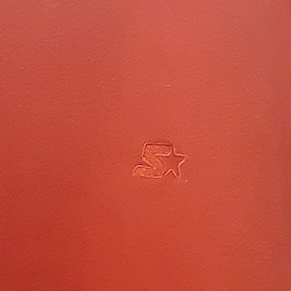 Vtg Starter Adult Mens L Red Crewneck Pullover Blank Sweatshirt - Picture 2 of 7